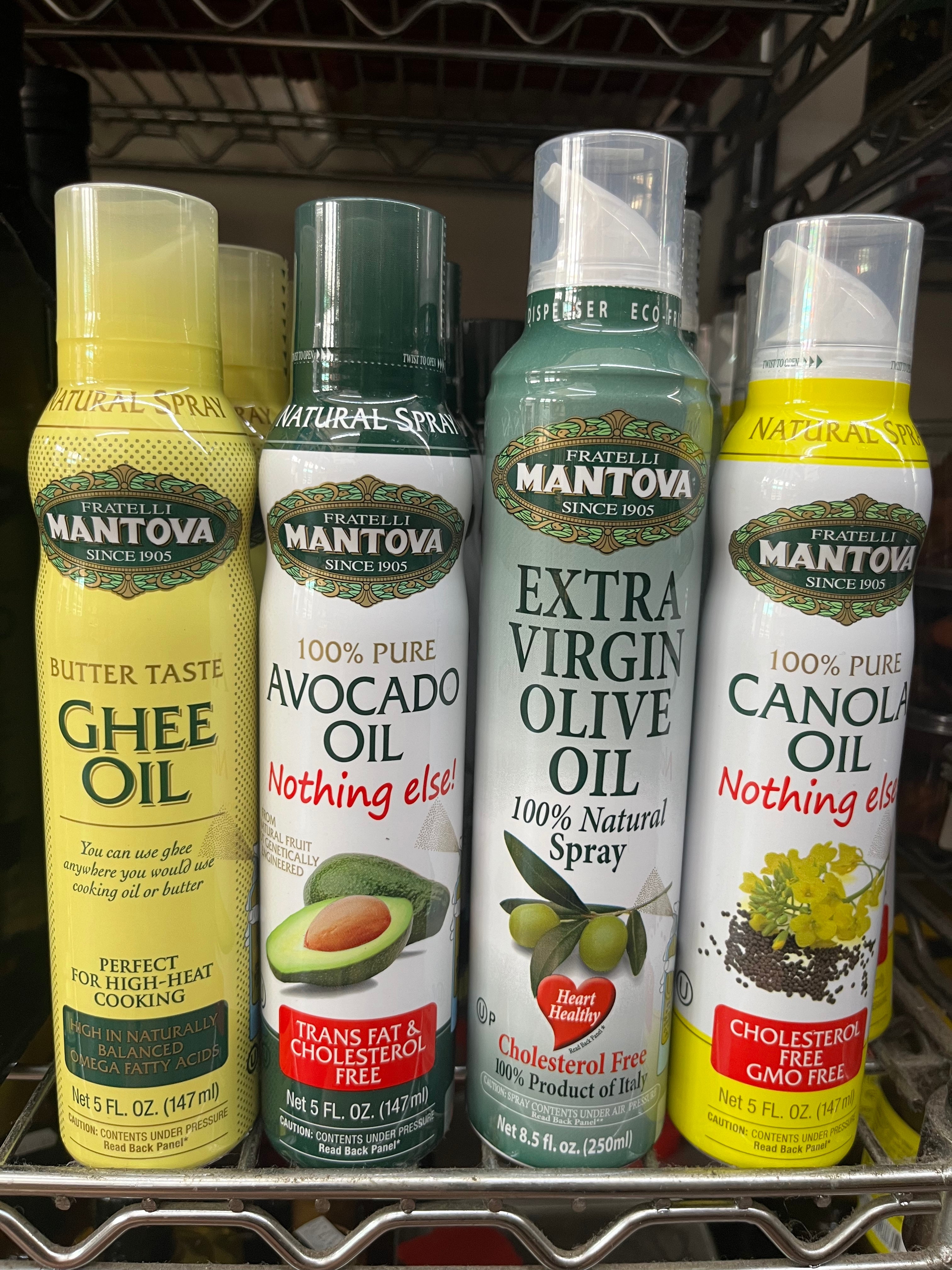 Oil sprays