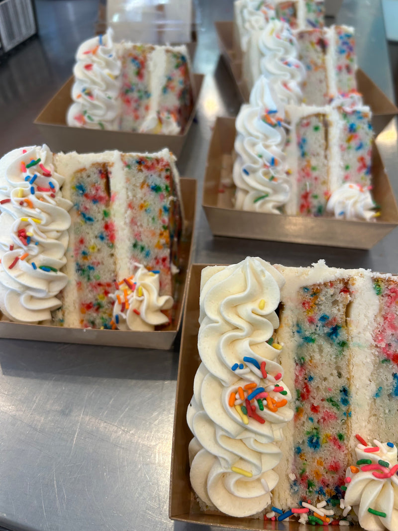 Confetti Cake Slice