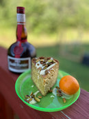 Grand Marnier Pistachio Cheesecake