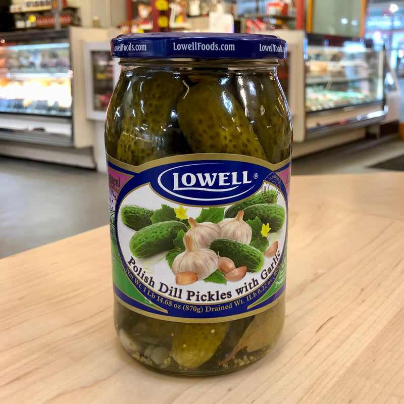Lowell Polish Dill Pickles with Garlic