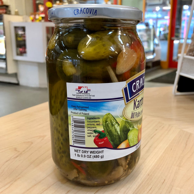 Cracovia Kartuskie Dill Pickles in Vinegar Brine