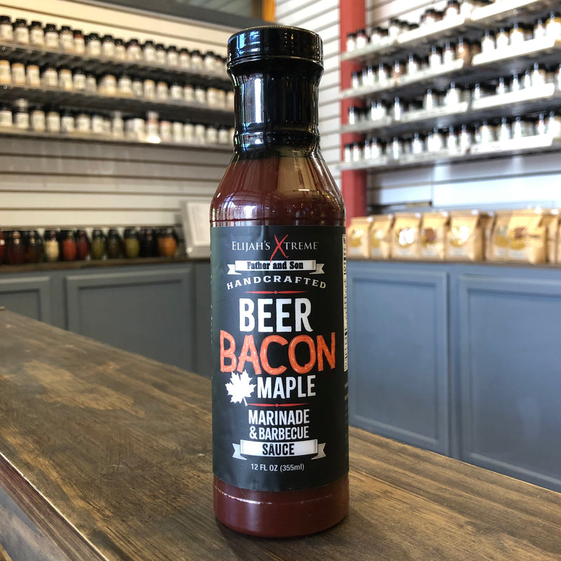 Elijah's Xtreme Beer Bacon Maple BBQ Sauce