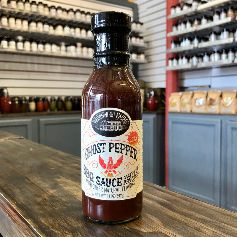 Ghost Pepper BBQ Sauce with Bourbon