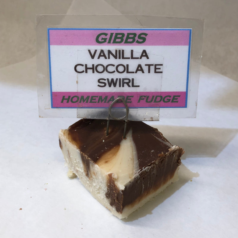 FUDGE - Vanilla Chocolate Swirl Fudge