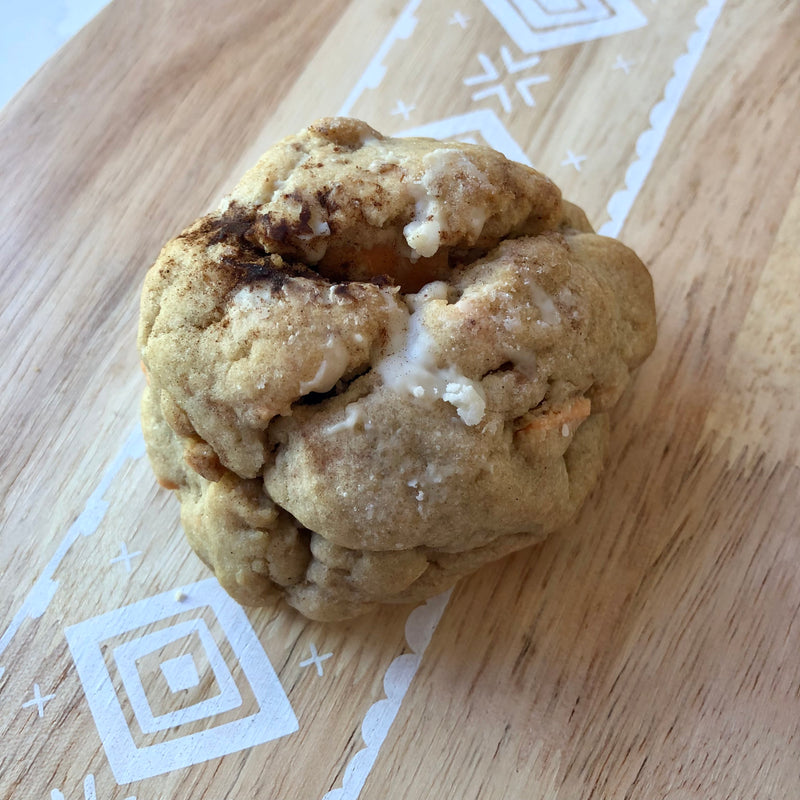 Cinnamon Roll Stuffed Cookie