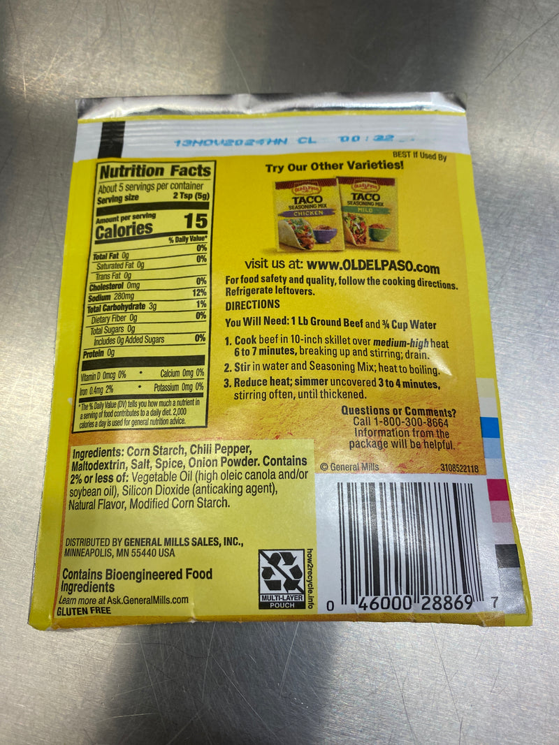 Old El Paso Taco Seasoning Mix