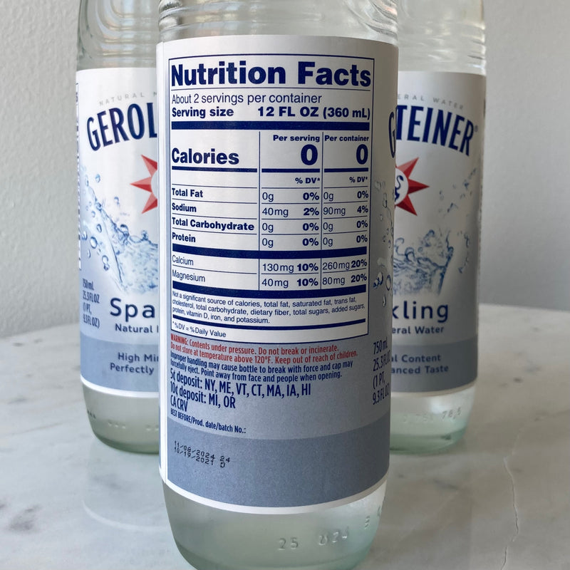 Gerolsteiner Sparkling Mineral Water - 25.3 fl oz