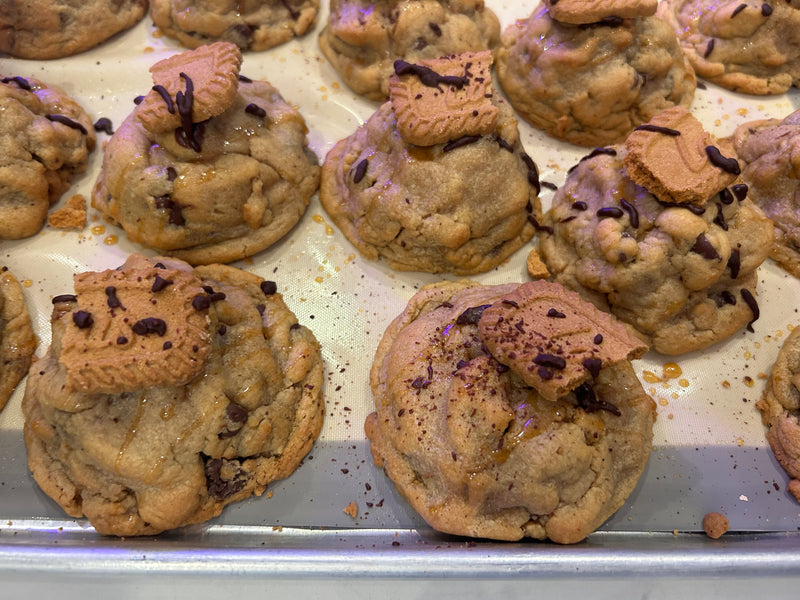 Nutella Biscoff Stuffed Cookie