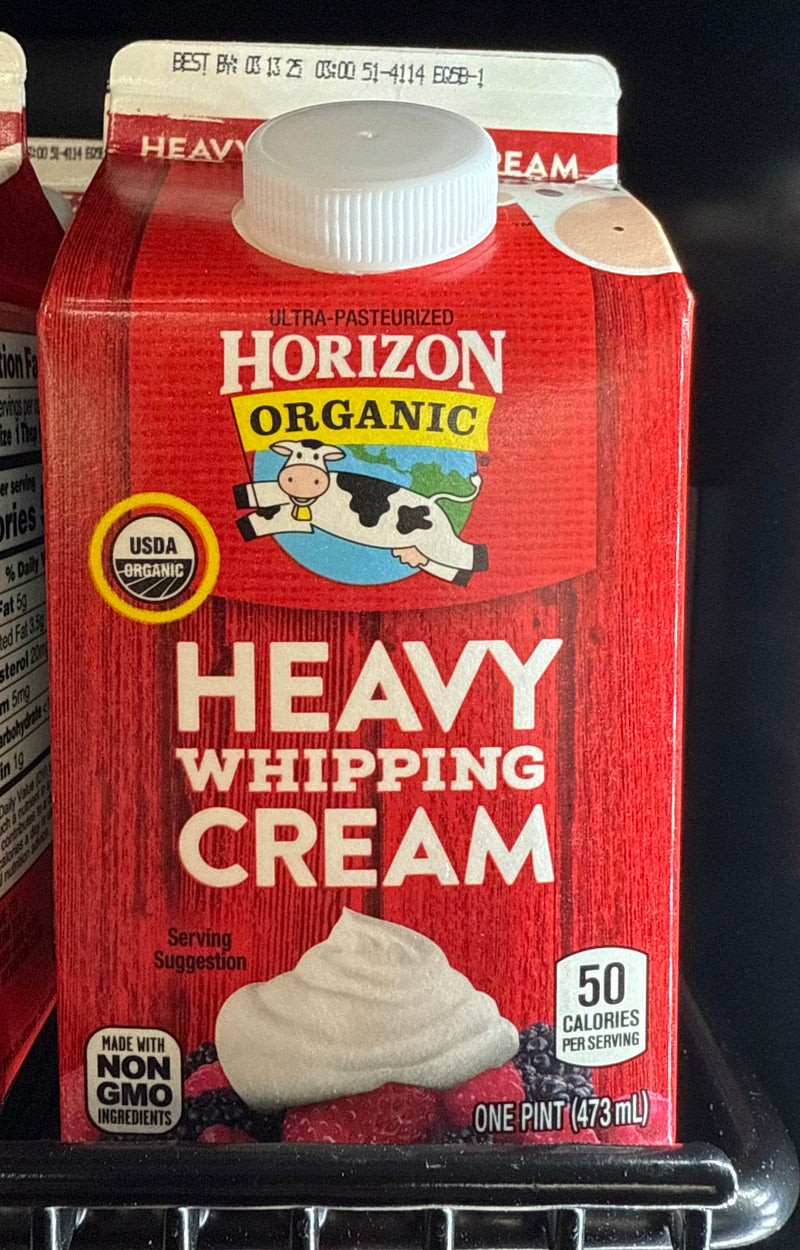 Heavy whipping cream