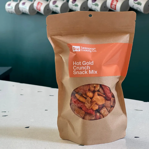 Hot Gold Crunch Snack Mix