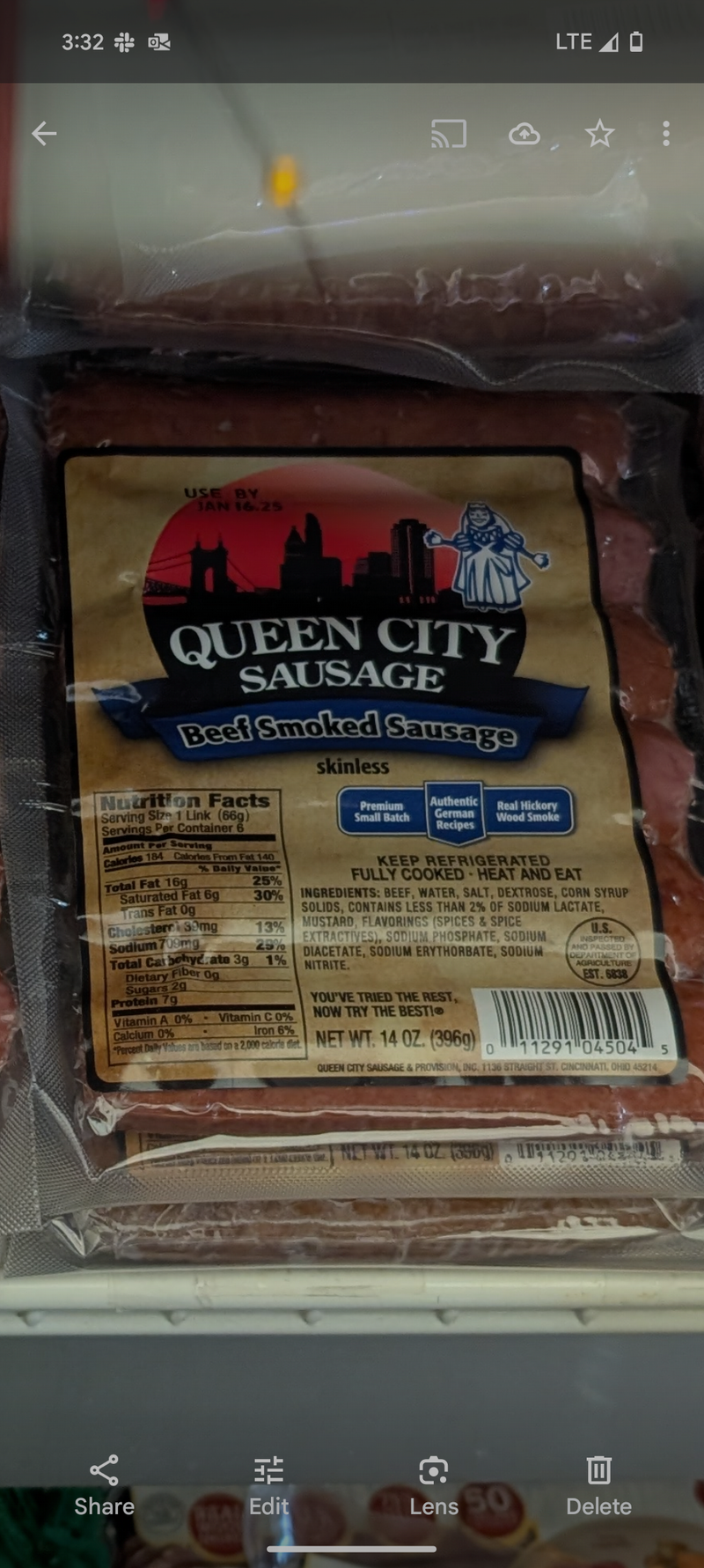 Queen City Sausage Varieties