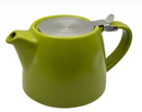 Ceramic Teapot with Infuser and Hinged-Lid 16oz