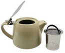 Ceramic Teapot with Infuser and Hinged-Lid 16oz