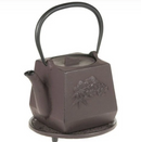 Cast Iron Teapot and Trivet Square
