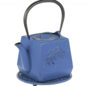 Cast Iron Teapot and Trivet Square