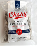 Oishii All Natural Raw Shrimp Varieties