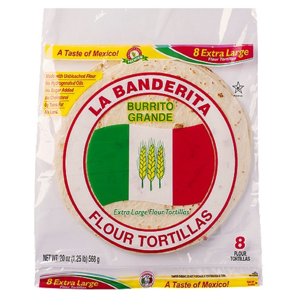 La Banderita Flour Tortillas - Burrito Grande