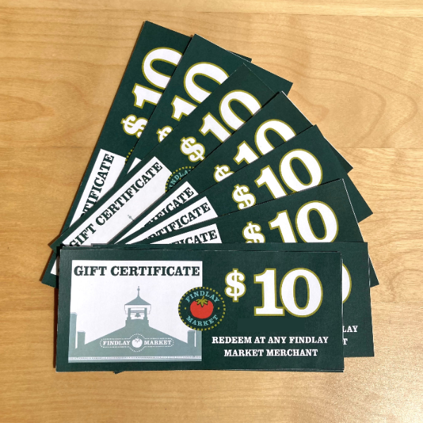 General Findlay Market Gift Certificates