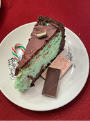 Mistletoe Mint Cheesecake