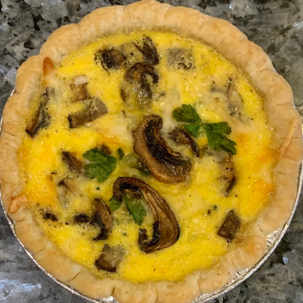 Mushroom Quiche