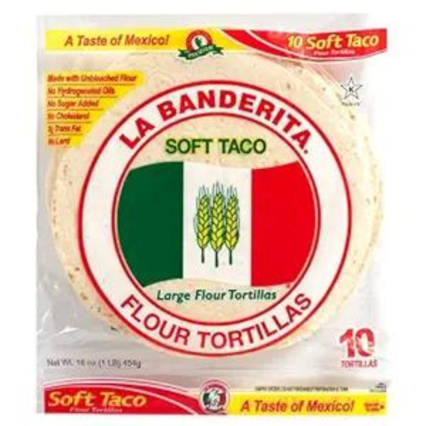 La Banderita Flour Tortillas - Soft Taco