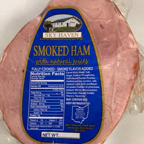 Sky Haven Smoked Ham