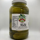 Hot Dill Pickles gallon jar