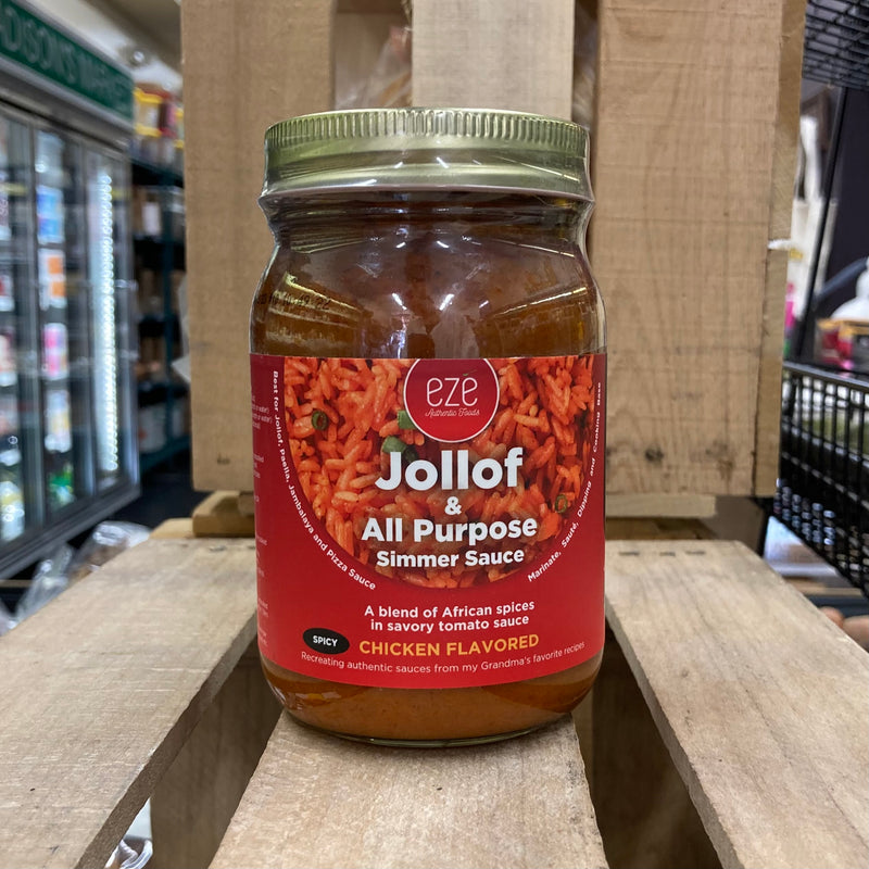 Ezé Authentic Foods Spicy Jollof & All Purpose Chicken Simmer Sauce