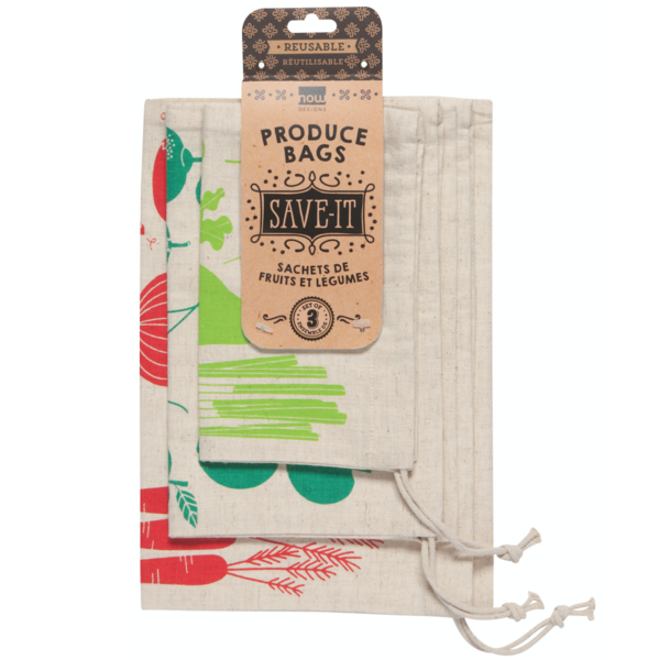 Now Designs Funny Food Produce Bags