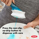 OXO Steel Soap Dispensing Brush
