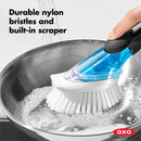 OXO Steel Soap Dispensing Brush