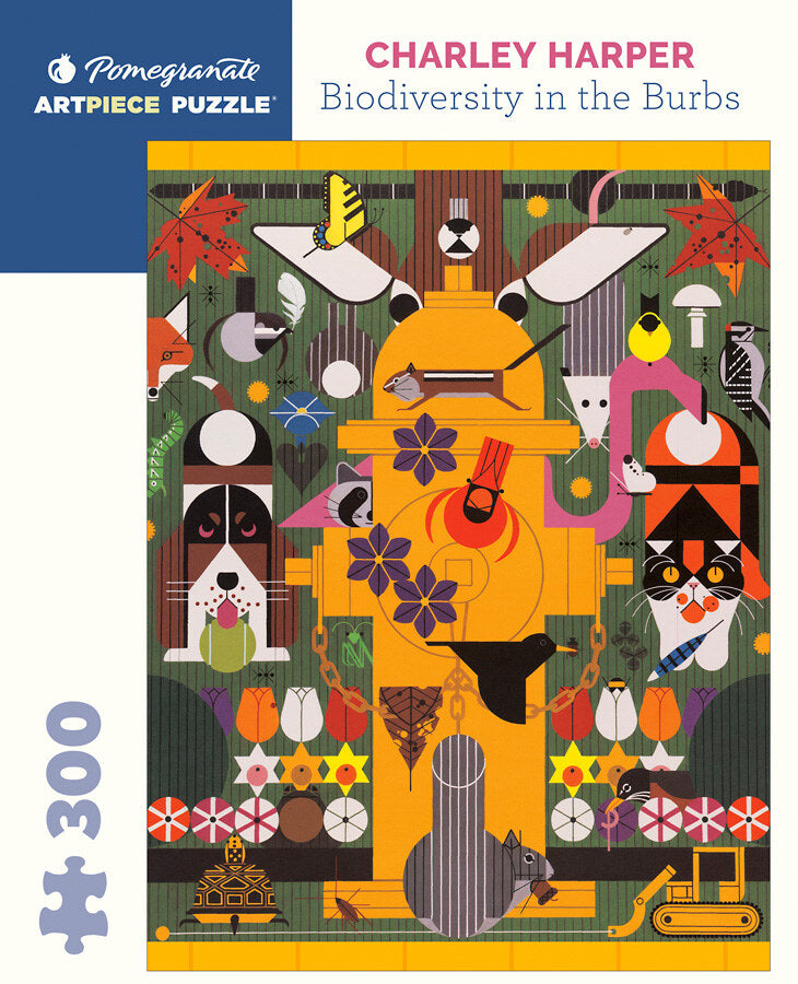 Charley Harper Biodiversity in the Burbs Puzzle