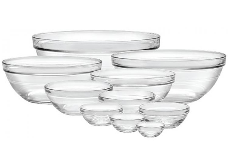 Duralex Bowls - Borosilicate Glass - Individual Sizes