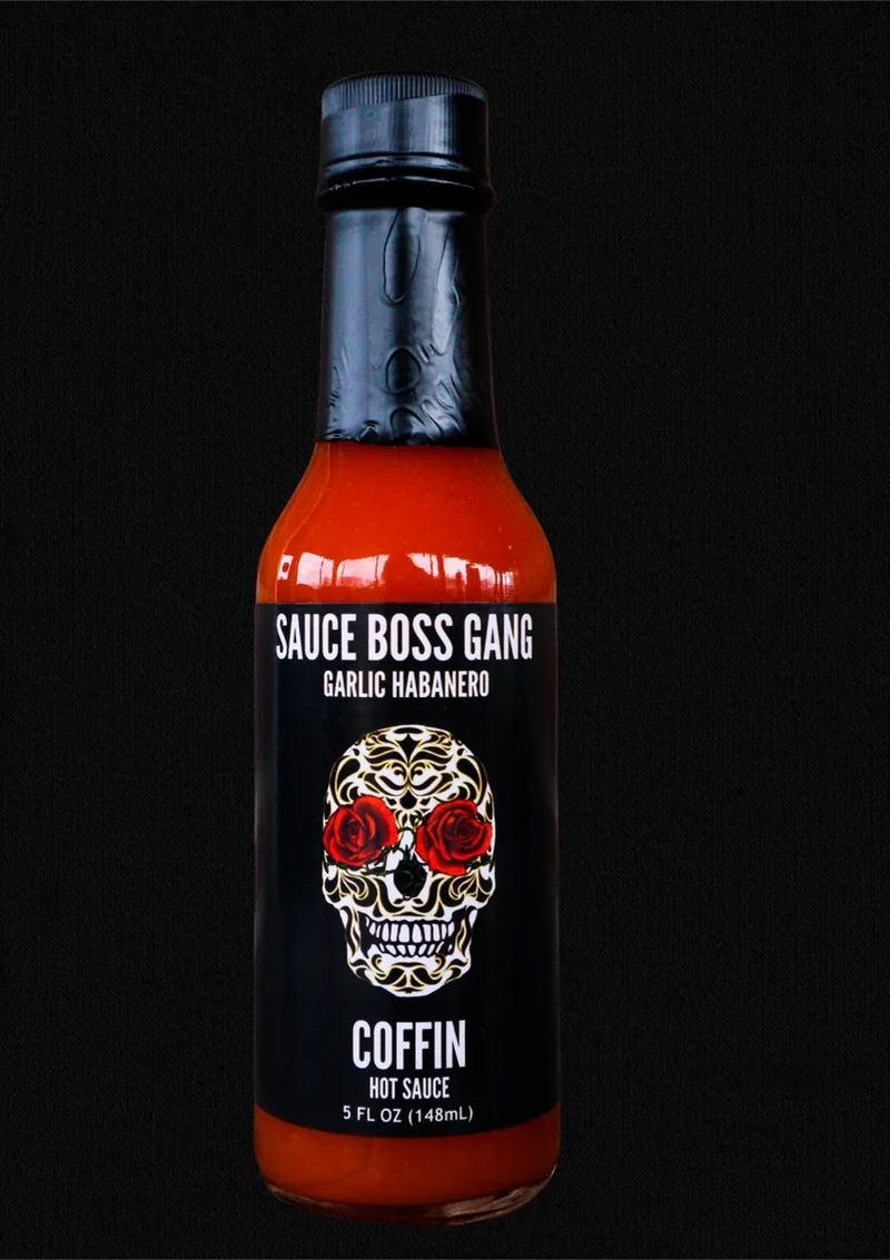 Sauce Boss Gang Coffin Hot Sauce