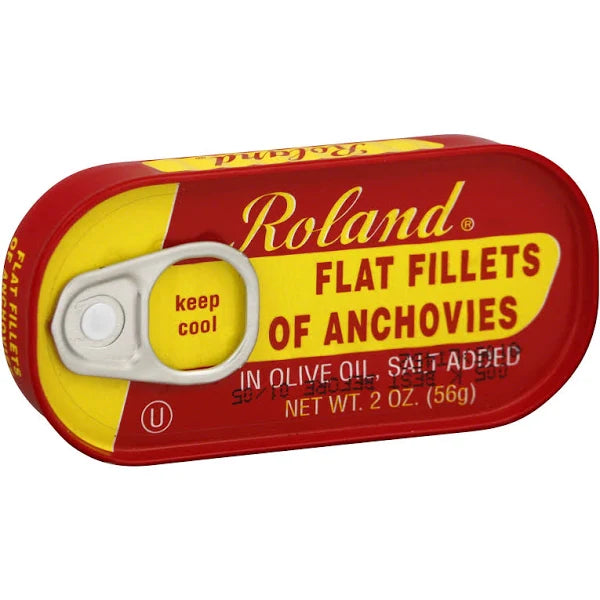 Roland Flat Fillets of Anchovies